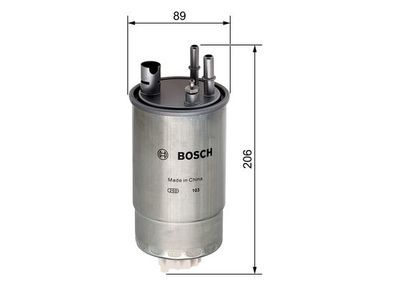 Fiat Doblo 1.9MJ 2005-2010 Bosch Mazot Filtresi N2049