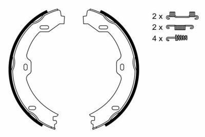 Mercedes E Serisi (211) E280 3.0 2005-2009 Bosch El Fren Balatası NETPAR666