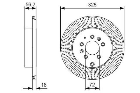 Mazda CX-9 3.7 2007-2013 Bosch Arka Disk 2 Adet