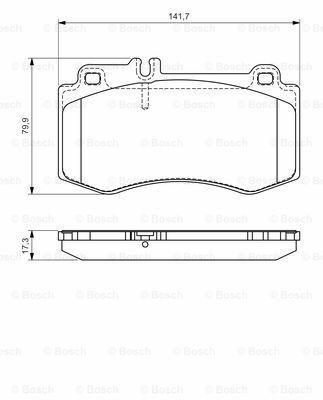 Mercedes E Serisi (212) E350 3.5	 2011-2016 Bosch Ön Balata NETPAR24976