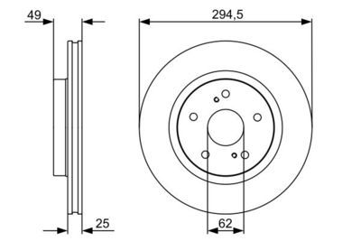 Suzuki Grand Vitara 1.6 2005-2013 Bosch Ön Disk 2 Adet