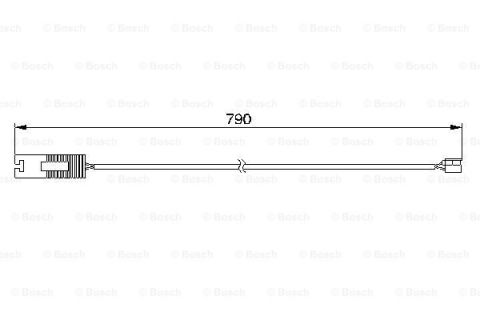 BMW 3 E36 320i 2.0 1994-1998 Bosch Arka Balata Fişi