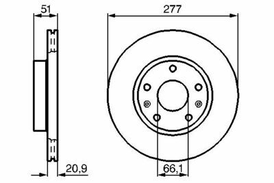 Land Rover Freelander 1 2.0TD4 2001-2006 Bosch Ön Disk Havalı 2 Adet