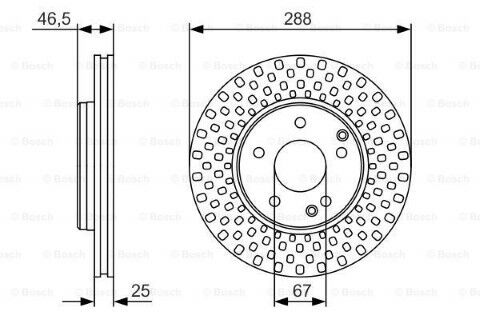 Mercedes E Serisi (210) E240 2.6 2000-2002 Bosch Ön Disk 2 Adet