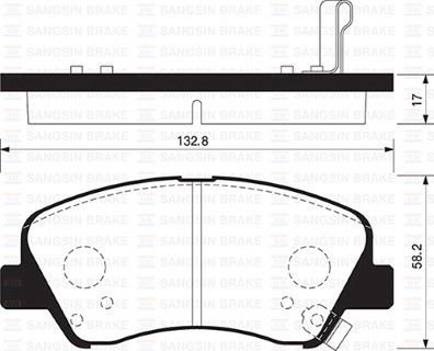 Hyundai Accent Blue 1.6 2010-2014 Sangshing (HI-Q) Ön Balata