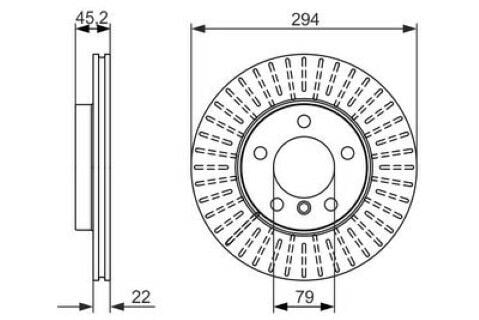 Mini Cooper Paceman R61 1.6 2013-2015 Bosch Ön Disk 280mm 2 Adet