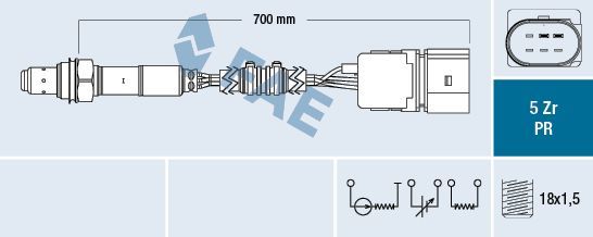 Skoda Octavia 1.6 2007-2013 FAE Oksijen Sensörü