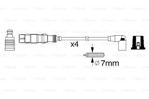 Volkswagen Golf 4 1.6 1997-2005 Bosch Buji Kablo Seti