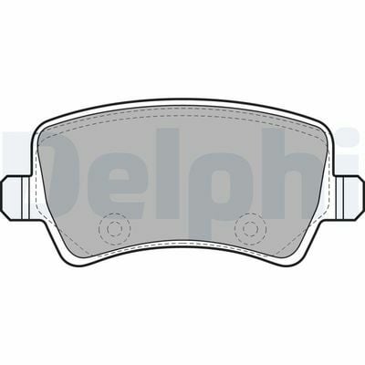 Volvo S60 1.5 T3 2015-2018 Delphi Arka Balata NETPAR24496