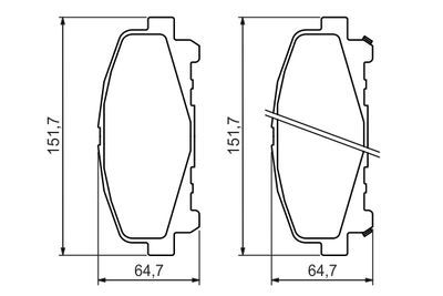 Honda Accord 2.0 2007-2015 Bosch Ön Balata 24766