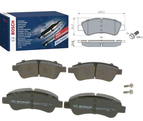Peugeot 208 1.6HDi 2012-2018 Bosch Ön Balata NETPAR23599