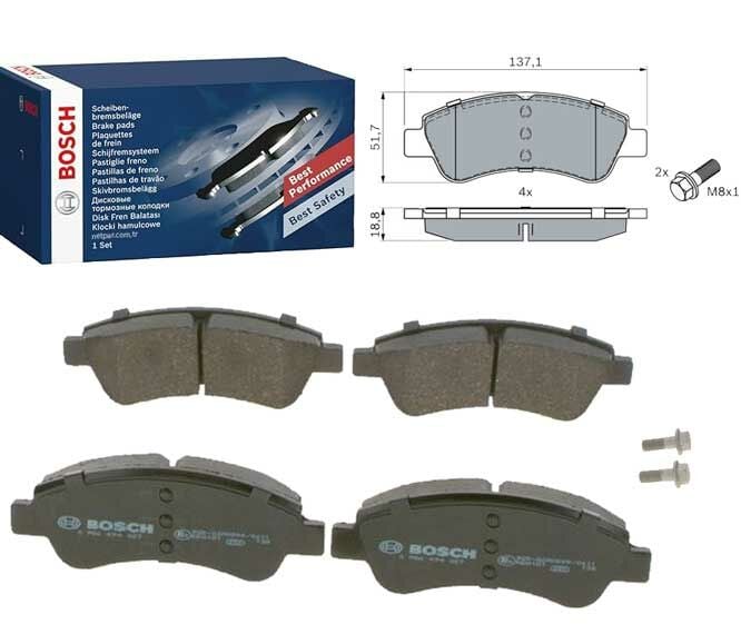 Peugeot 2008 1.2 2013-2020 Bosch Ön Balata NETPAR23599