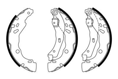 Renault Clio 2 1.5dCi 2001-2007 Bosch Kampana Balata 39mm