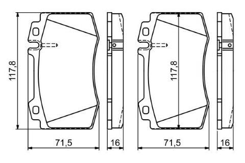Mercedes ML Serisi (163) ML320 3.2	 1998-2003 Bosch Ön Balata 23271