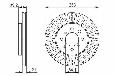 Honda City 1.4 2006-2008 Bosch Ön Disk 2 Adet