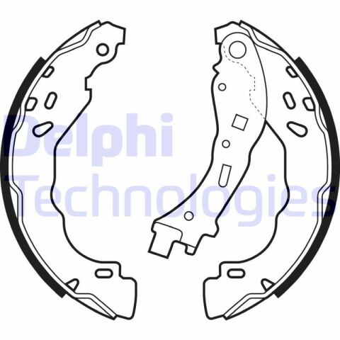 Peugeot 208 1.5HDI 2017-2024 Delphi Arka Kampana Balatası