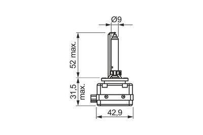 Bosch Xenon D1S Far Ampülü TEKLİ PAKET