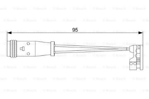 Mercedes ML Serisi (164) ML350CDI 3.0	 2009-2010 Bosch Balata Fişi 95mm