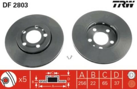 Seat Ibiza 1.4 2001-2015 TRW Ön Disk 2 Adet
