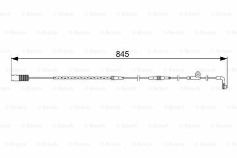 BMW 7 E65 730d 3.0 2002-2008 Bosch Arka Balata Fişi