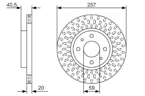 Fiat Palio 1.3MJ 2003-2011 Bosch Ön Disk 2 Adet