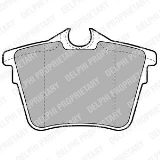 Peugeot 407 1.6HDi 2004-2011 Delphi Arka Balata NETPAR24135