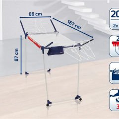 Leifheit Pegasus 200 Deluxe Çamaşır Askılık 167x66 Cm