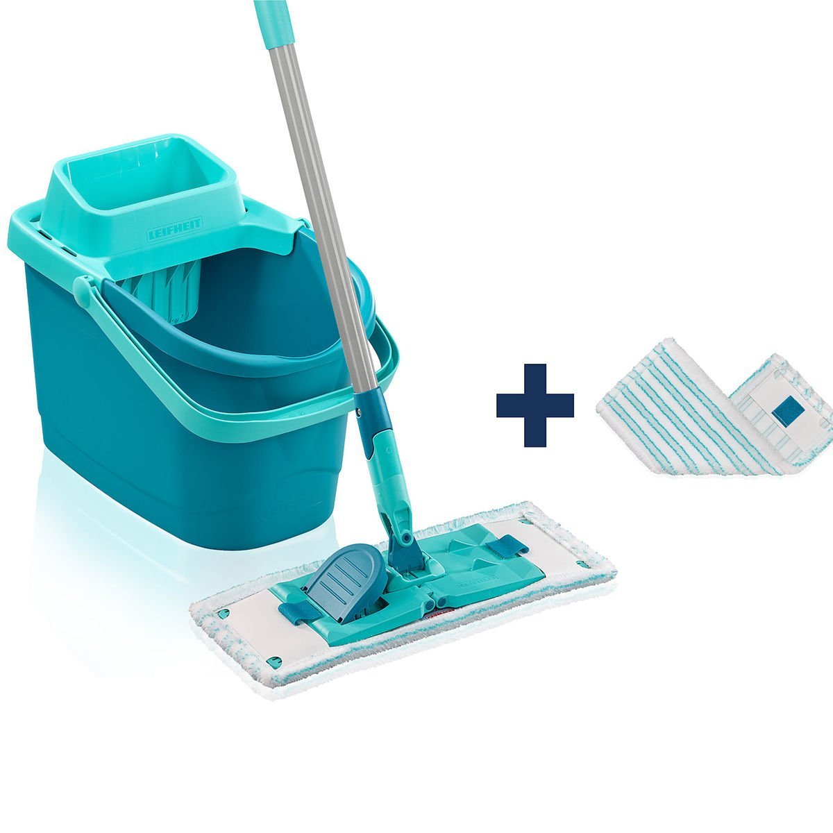 Leifheit Power Clean Zemin silecek seti M + Micro Duo Mop
