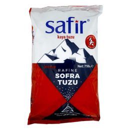 Safir İyotlu Sofra Tuzu (Kaya Tuzu) 750 GR