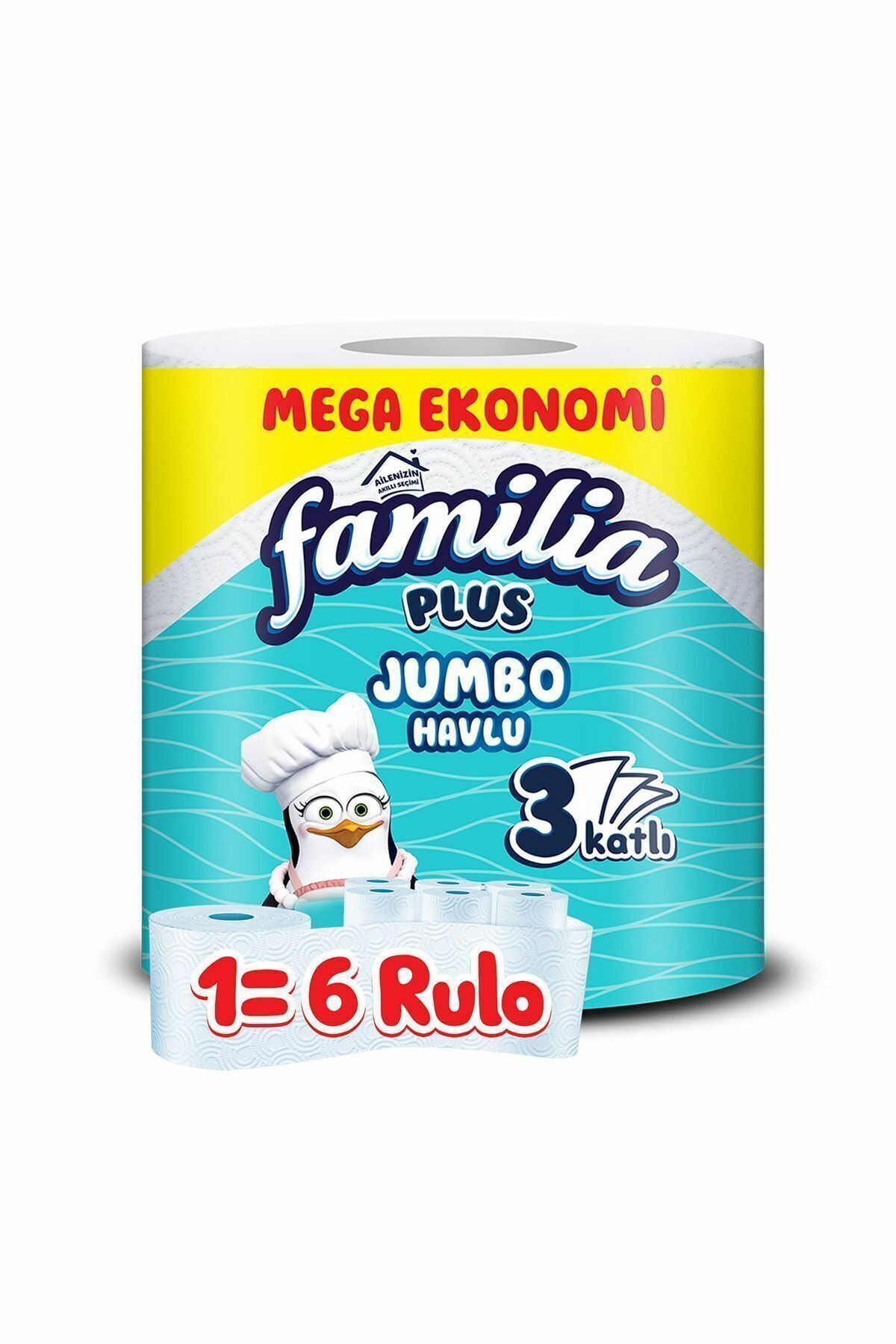 Familia Plus 1=6 Jumbo Kağıt Havlu