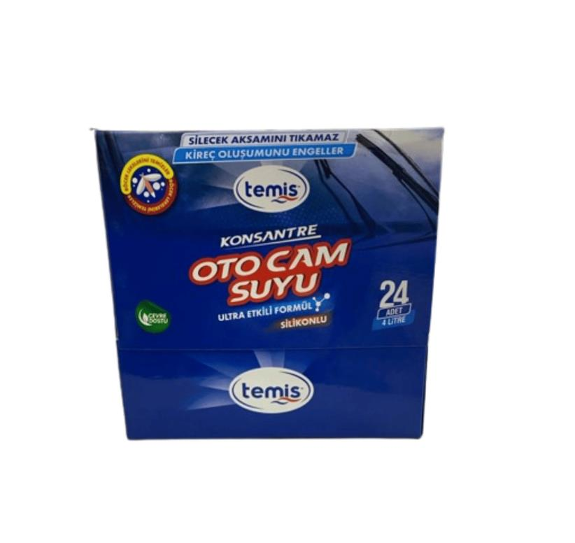 Temis Oto Cam Suyu Ultra Etkili Formül 24 Adet 4Lt