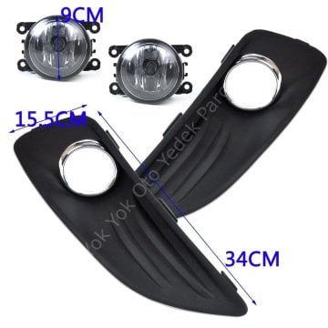 Ford Fiesta Sis Far Kiti Mat Siyah 2014-2016