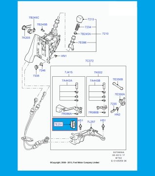 Ford Transit Vites Değiştirme Dip Lastik Körüğü 2006-2013