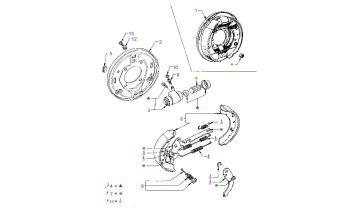 Ford Transit Arka Balata Tablası Sağ