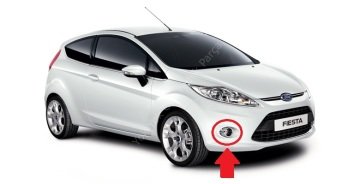 Fiesta Sis Far Çerçevesi Nikelajı Sağ -R- 2009-2013