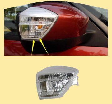 Ford S-Max Ayna Sinyali Beyaz Zemin Sağ Oem Kalite 2006-2012