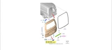 Ford  Transit Courier Bagaj Kapağı