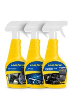Goodyear Tüm Araçlara Özel 3'lü Cila Bakım Seti