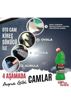 Fiawax Oto Cam Kireç Sökücü 1 Lt