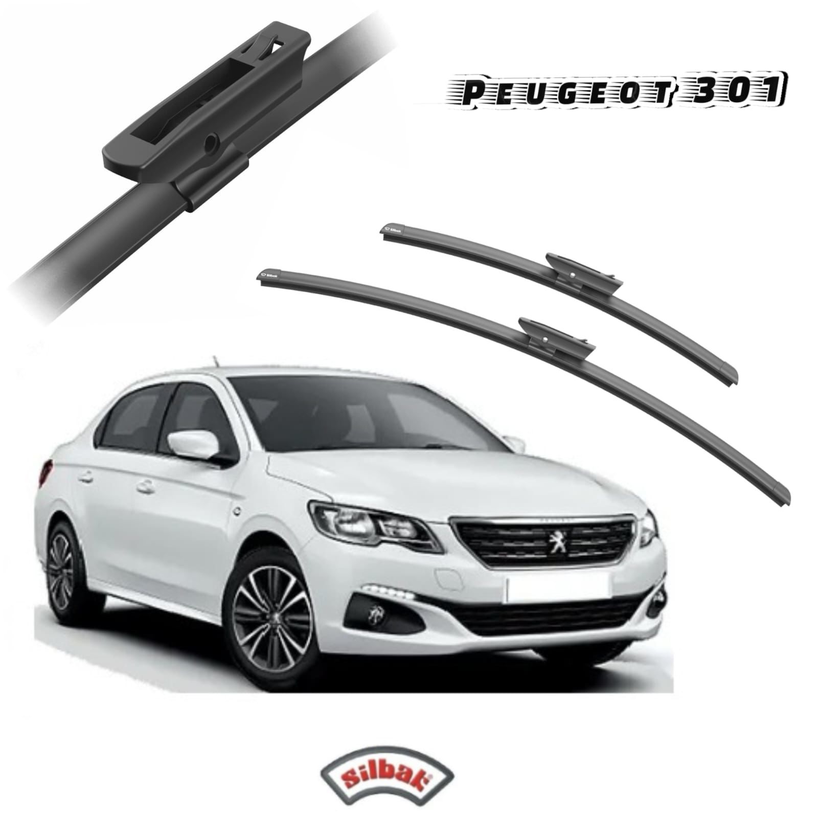 Peugeot 301 Ön Silecek Takımı 60*40 cm Silbak (Tüm Modeller için uygundur)