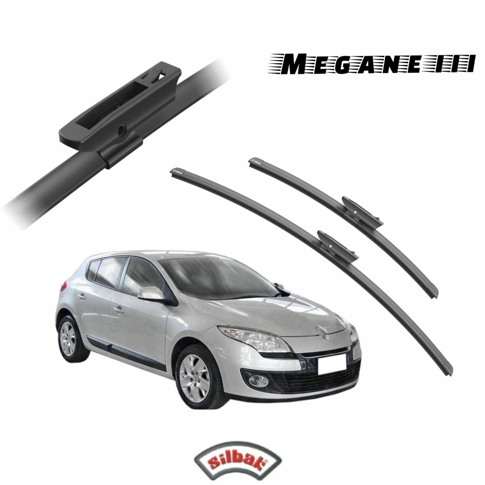 Renault Megane III Ön Silecek Takımı 60*40 cm Silbak
