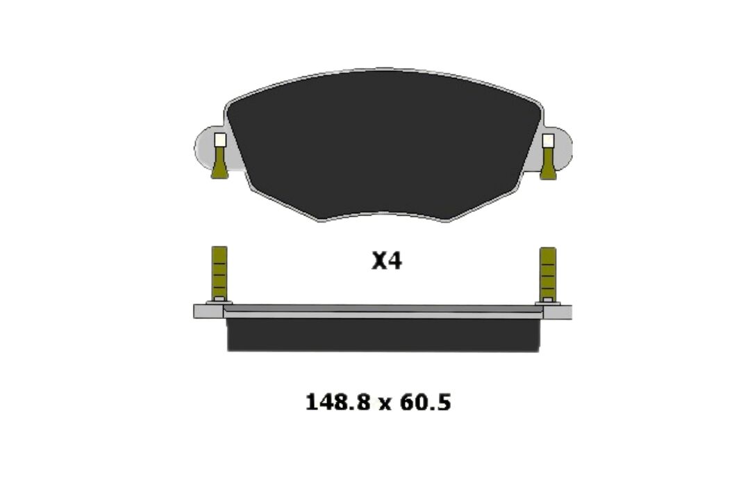 Mondeo Ön Disk Fren Balata 2001-2004