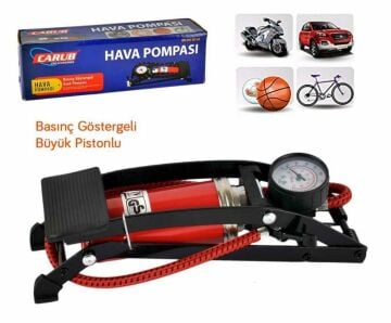 Carub Hava Pompası / Basınç Göstergeli Ayak Pompası