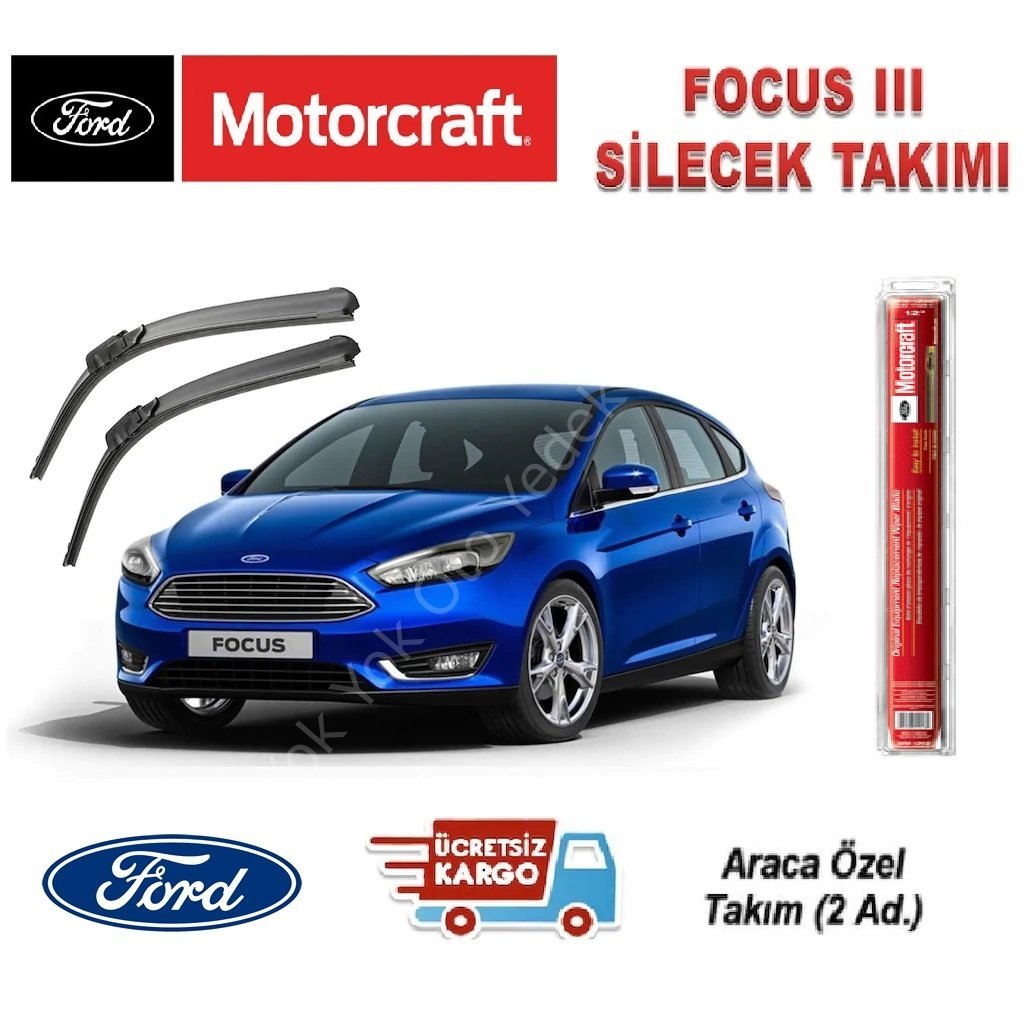 Focus 3 Silecek Süpürge Takımı Motorcraft Orjınal 2011-2018