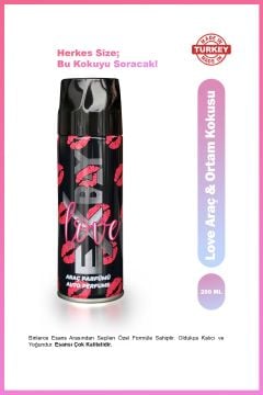 Oto Araba Araç Parfümü Aerosol Kalıcı Oto Kokusu | Öpücüklü 200ml