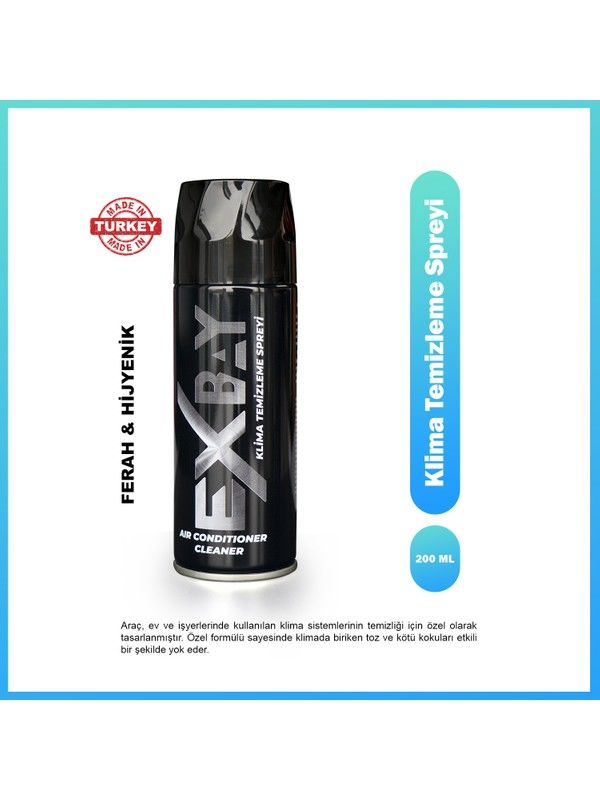 Oto - Ev  Klima Temizleme Spreyi /  Aeresol Klima Temizleme Spreyi /  200ml
