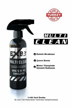 Araç Iç Ve Dış Temizleyici Multi Clean Döşeme-Motor-Jant /  400 ml