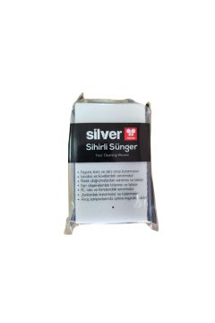 Silver Home/Sihirli Sünger/Çok Amaçlı - Pratik Kullanım-Kolay Temizlik / 1 Adet