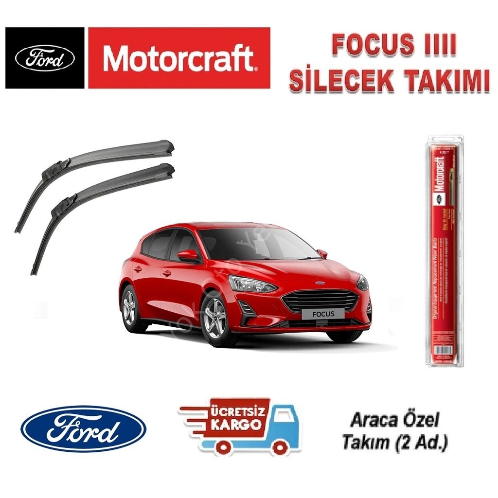 Focus 4 Silecek Süpürge Takımı Motorcraft Orijinal 2018-2020