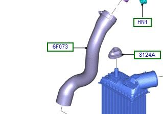 Focus 1.5 Dizel İntercooler Hortum 2015-